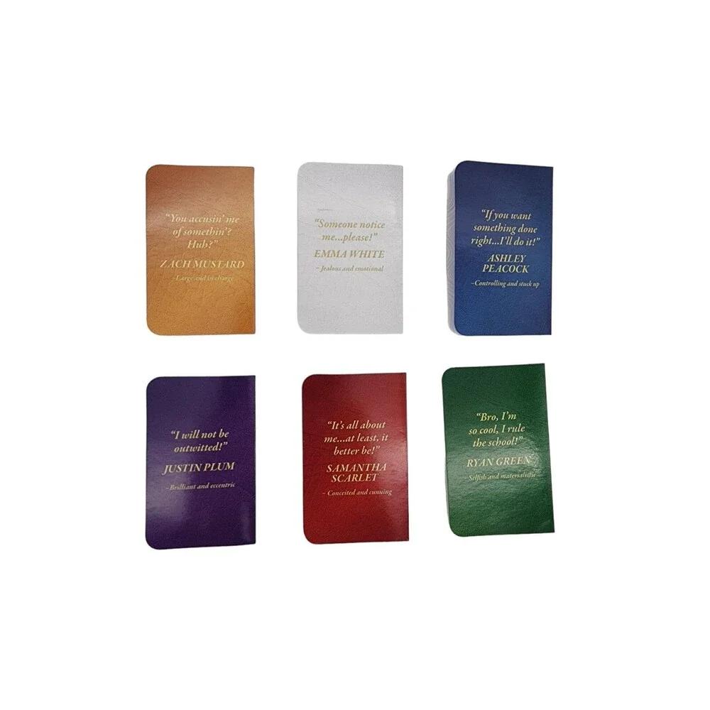Clue Secrets in Paris 2009 Replacement Parts Set of 6 Passports Complete Hasbro